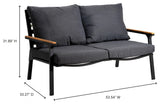 Outdoor 4-Person Patio Set and Coffee Table