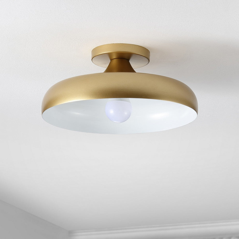 Safavieh Willet Flush Mount Painted Gold