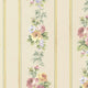 Rose Gardens 2, Romantic Floral Flower Cream, Rose Wallpaper Sample