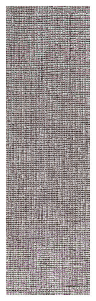 2'6"x8' Andes Gray Jute Area Rug
