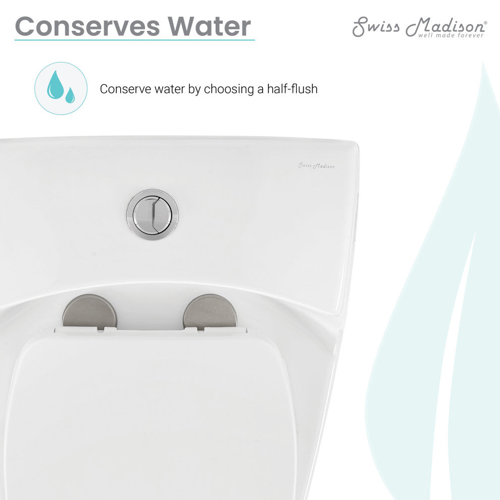 Manoir One-Piece Elongated Toilet Dual-Flush 1.1/1.6gpf