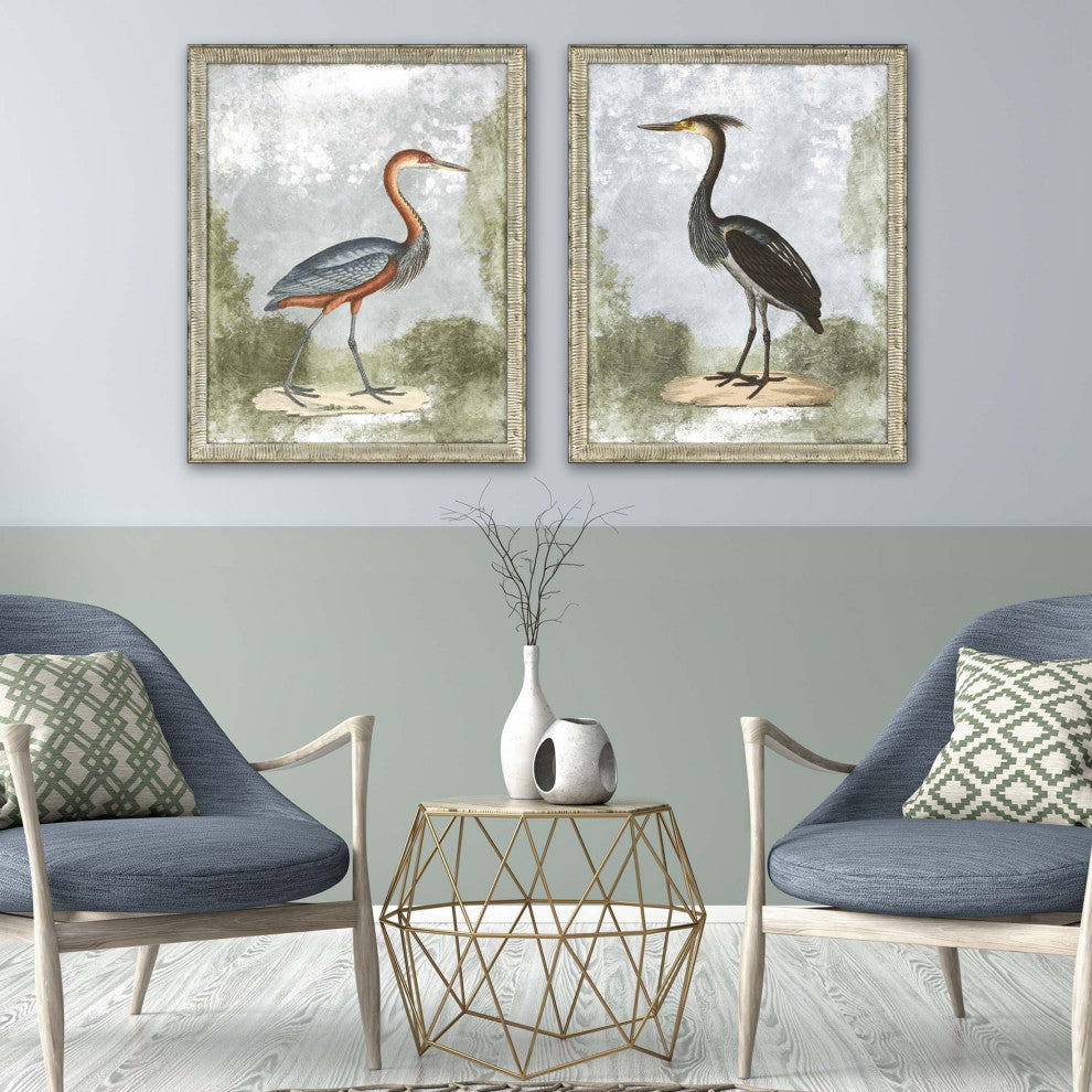 Cranes II Art, 2-Piece Set