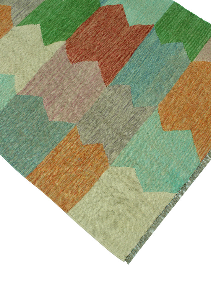 Winchester Kilim Haseeb Green Rug