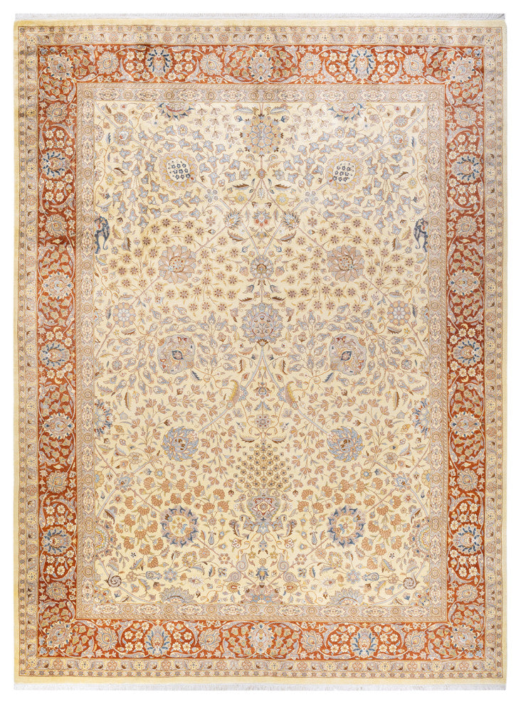 Mogul, One-of-a-Kind Hand-Knotted Area Rug Beige, 9'3"x12'4"