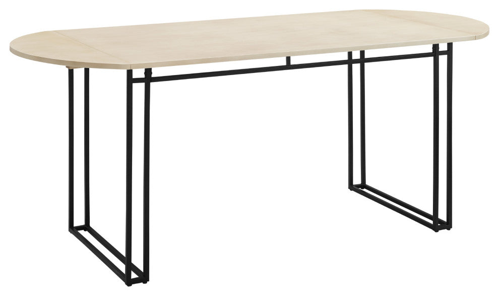 Weber 72" Oval Drop Leaf Dining Table - Birch