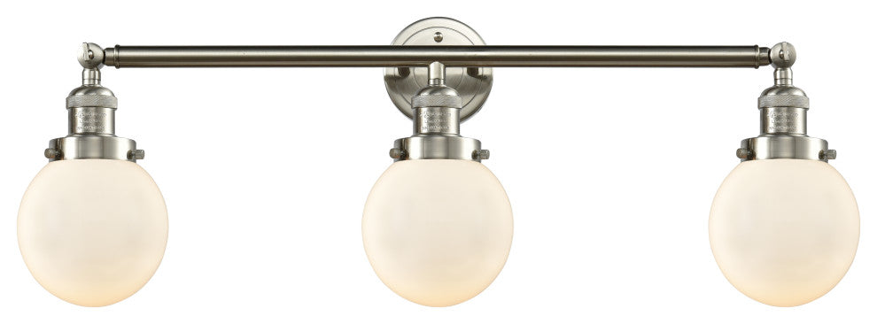 Innovations 205-Sn-S-G201-6-Led 3 Light Dimmable Led 30" Vanity Light