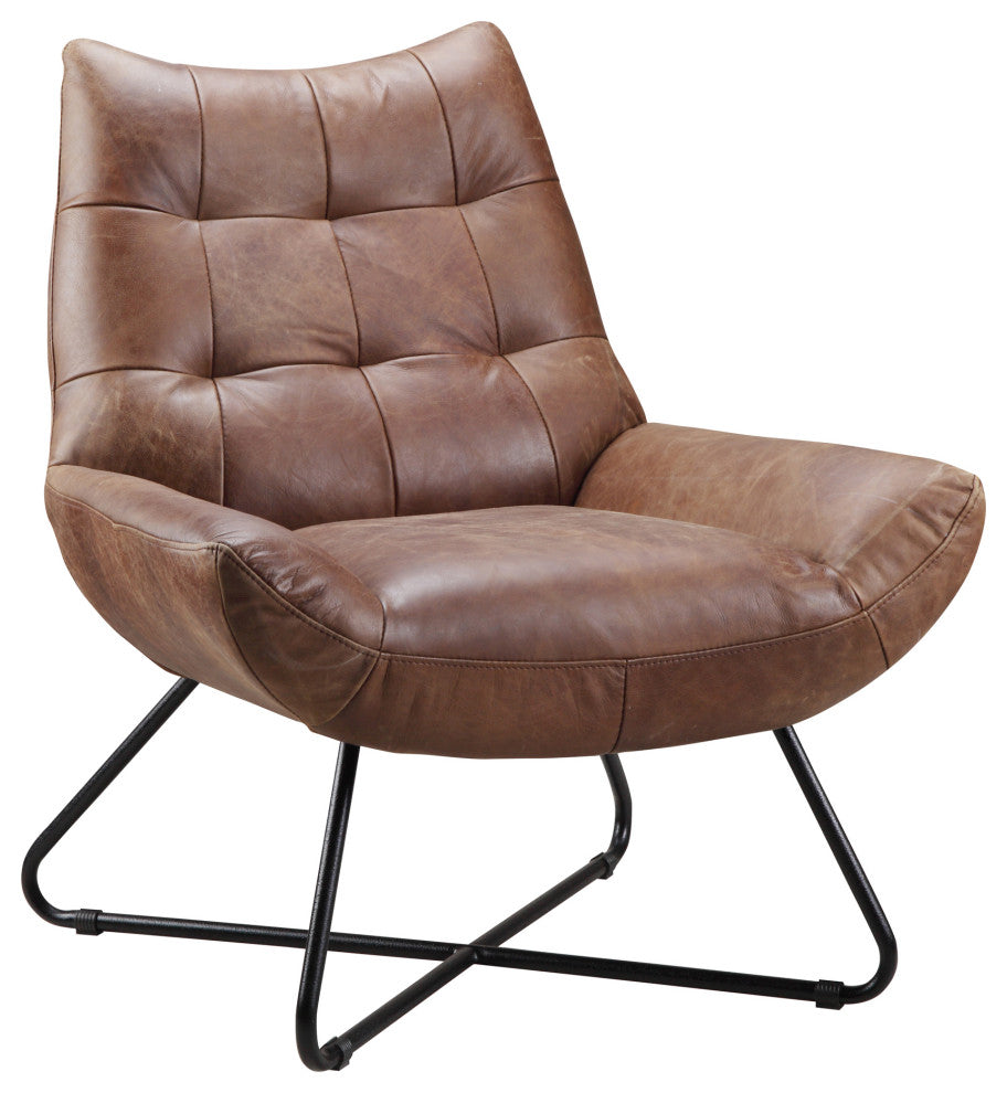 Modern Graduate Lounge Chair Cappuccino - Brown