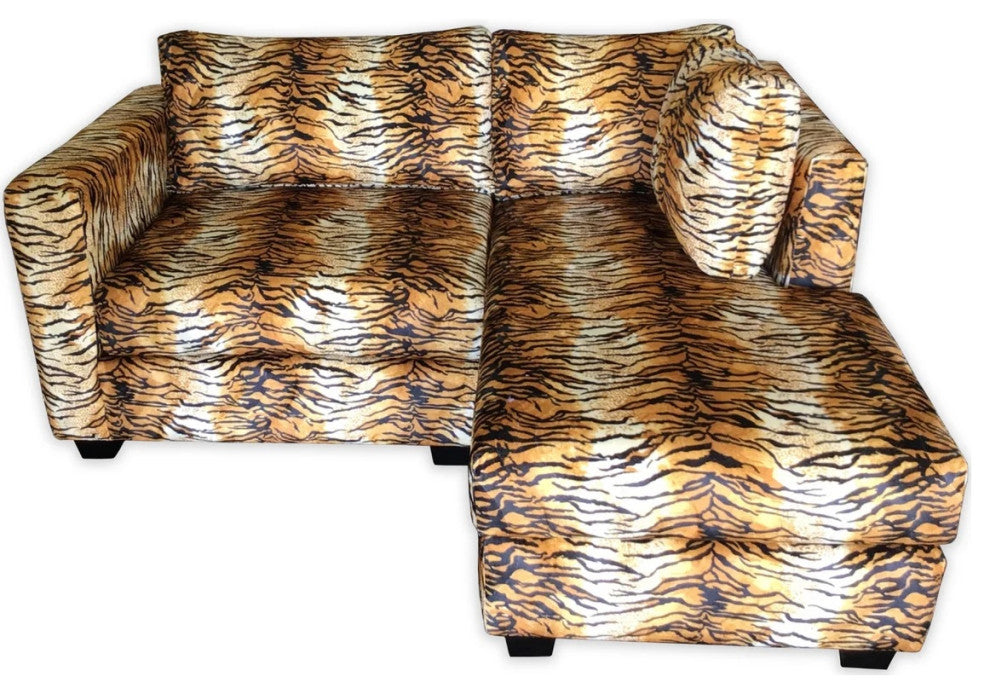 Small-Space Sectional Upholstered Custom Modern Sectional
