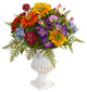 Nearly Natural Mixed Floral Artificial Arrangement In Urn