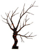 6' Tall Halloween Tree With Orange LED Lights And A Black Base