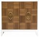 Facets Modern 36" Two-Door Cabinet, Quartered Walnut