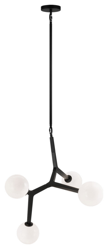Matteo Lighting C81514BKOP Pendant, Black Finish