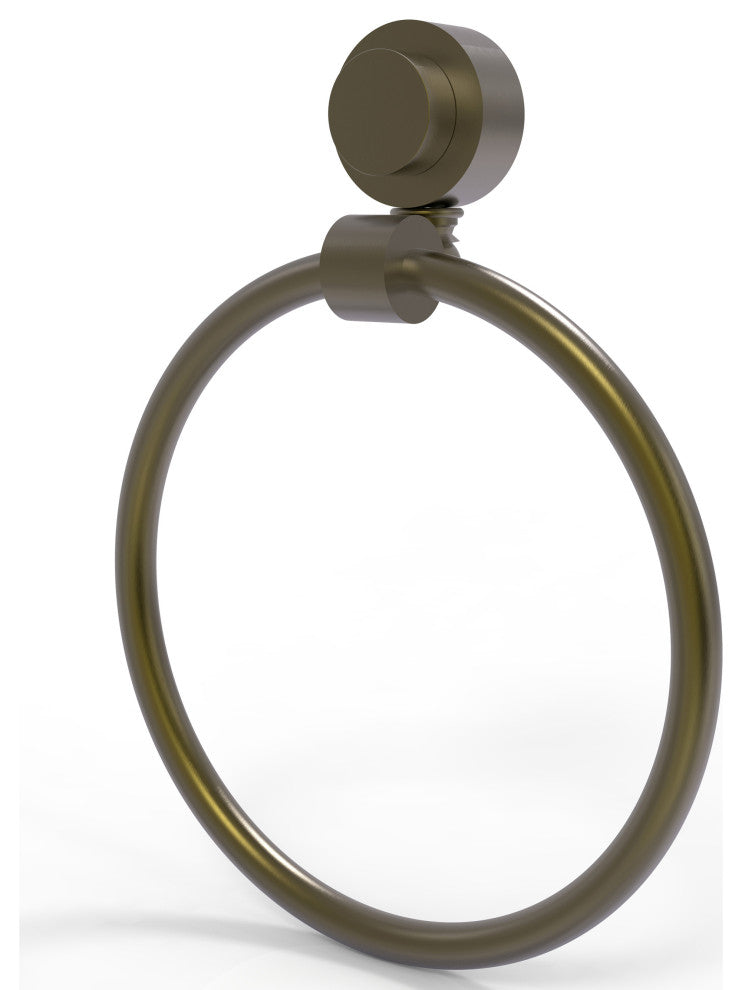 Venus Towel Ring, Antique Brass