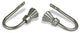Pasha Curtain Holdback Pair, Satin Nickel