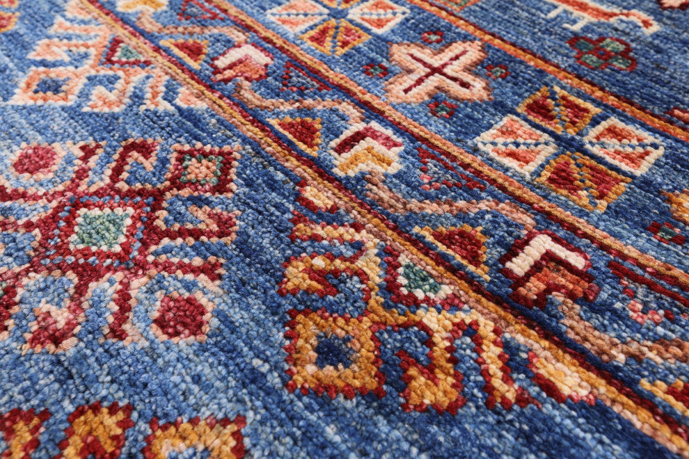 3' 0" X 4' 10" Persian Gabbeh Tribal Hand Knotted Wool Rug Q5407