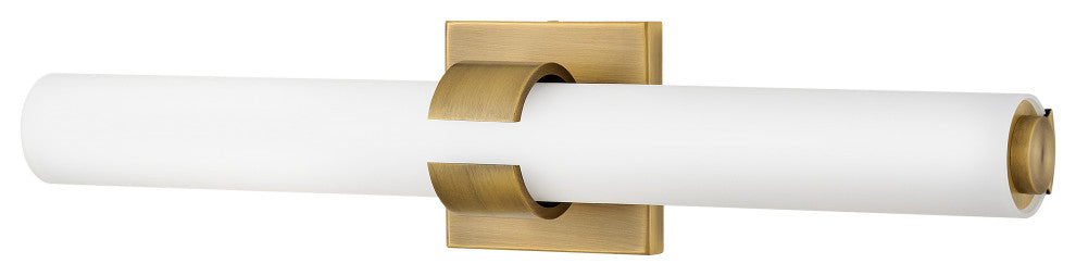 Hinkley Aiden 22.75" Medium Integrated LED Bath Vanity Bar, Lacquered Brass