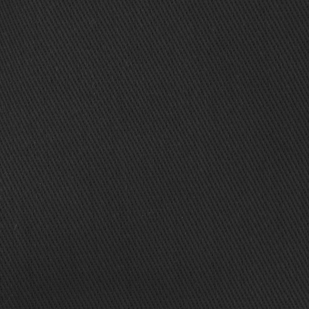 DII Black Polyester Tablecloth 60"x84"