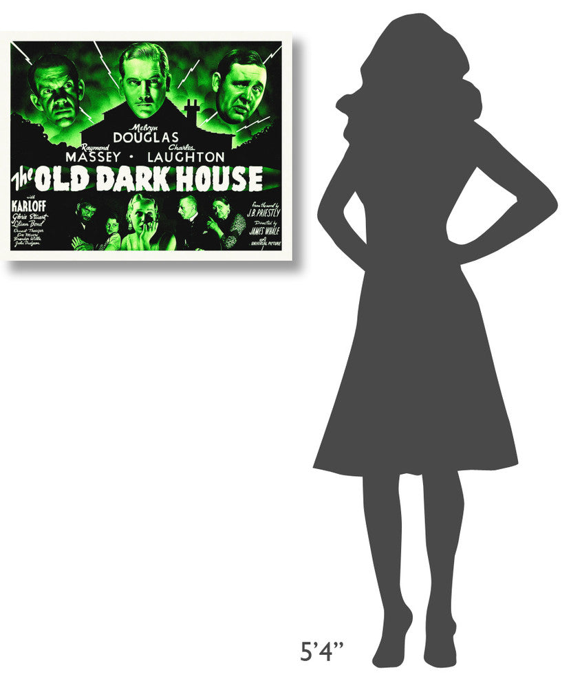 "The Old Dark House" Stretched Canvas Giclee by Hollywood Photo Archive, 30"x24"