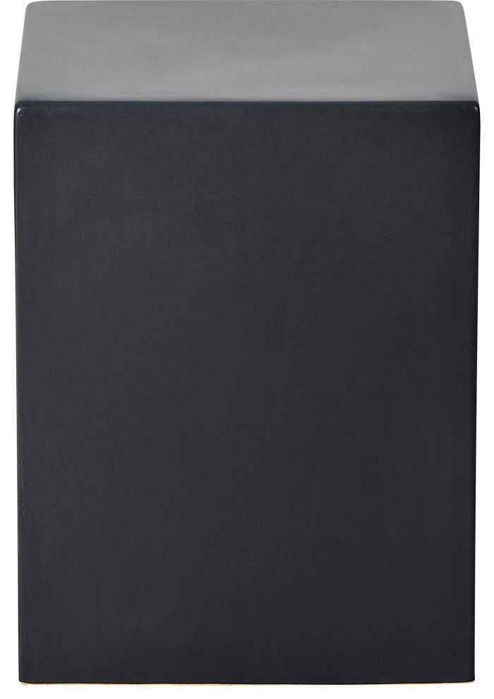 Penda Matte Black Ceramic Outdoor Table