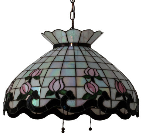 Meyda Lighting 232764 20" Wide Roseborder Pendant