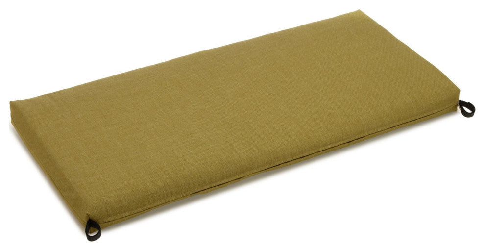 45"x19" Outdoor Spun Polyester Loveseat Cushion, Avocado