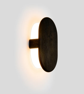 Tempus LED Sconce, Dark Stained Walnut, Color Temperature - 2700k