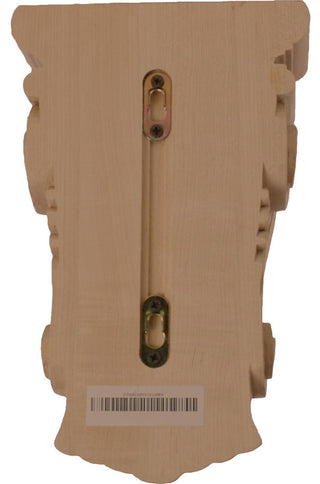7"W x 3 1/2"D x 11"H Traditional Leaf Corbel, Cherry