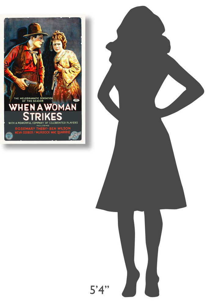 "When A Woman Strikes, 1919" Canvas by Hollywood Photo Archive, 20x30"