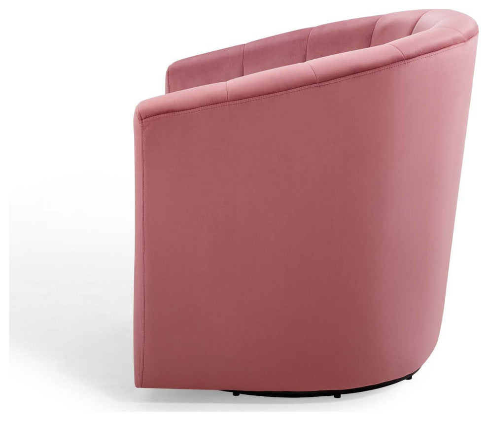 Armchair Accent Chair, Velvet, Pink, Modern, Living Lounge Hotel Hospitality