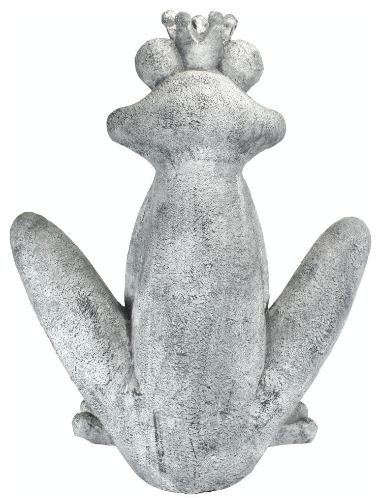 Big Old Bull Frog King Garden Statue