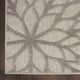 Nourison Aloha 3' x 5' Silver Grey Tropical Area Rug