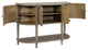 Martha Stewart Ayanna Accent Cabinet With Lower Shelf, Reclaimed Wheat