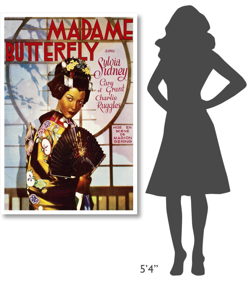 "Vintage Film Posters: Madame Butterfly" Digital Paper Print, 34"x50"