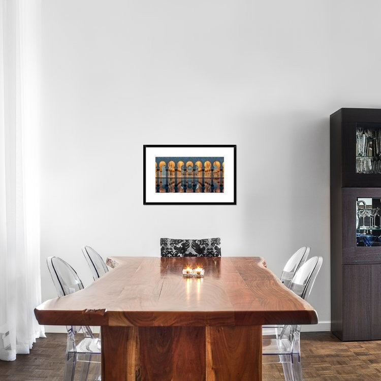 "Reflections" Framed Digital Print by Stefan Schilbe, 30"x19"