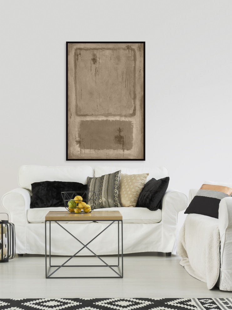 "Marked Contrast" Floater Framed Painting Print on Canvas, 40x60
