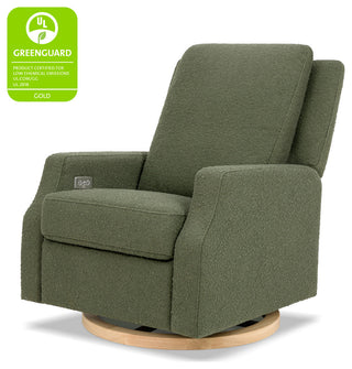Crewe Electronic Recliner and Swivel Glider, Olive Boucle