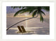"Chaise for Two" Framed Digital Print by Diane Romanello, 39x29"