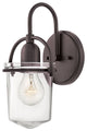 Hinkley Clancy Single Light Sconce, Buckeye Bronze
