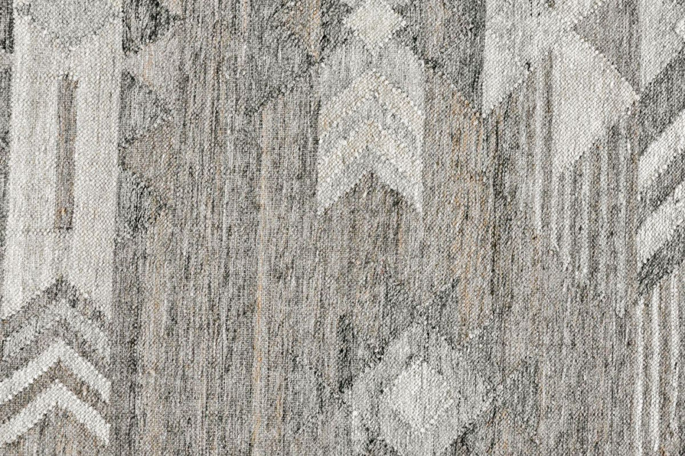 Classic Home Indoor/Outdoor Caravan Gray Multi 8x10 Rug
