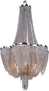 Maxim Chantilly 6-Light Chandelier Polished Nickel - 21464NKPN