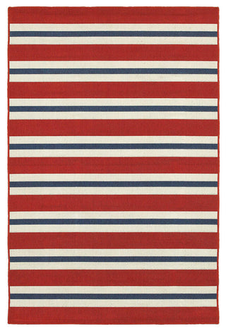 Meridian 5701R, Red/Blue, 6'7"x9'6"