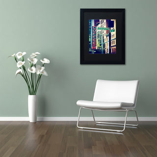 Philippe Hugonnard 'NYC Coffee Bar', Black Frame, Black Mat, 20x16