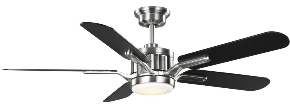 Claret 5-Blade Reversible Matte Black/American Walnut 56" DC Motor