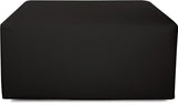 Outdoor Black 36" Square Ottoman