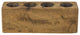 Distressed Maple Stain 4 Hole Sugar Mold Candle Holder