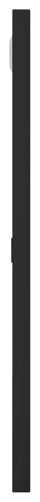 vidaXL Mirror Decorative Wall Mounted Make up Vanity Mirror Black Square Iron