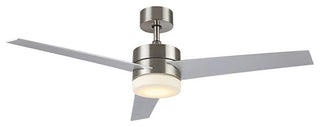 Safavieh Radcliff Ceiling Light Fan Brushed Nickel