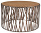 Round Drum Shaped Iron Coffee Table