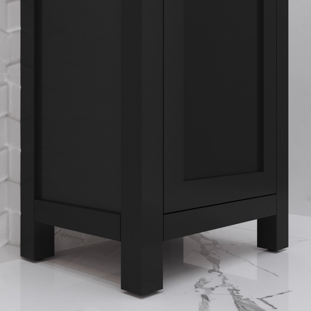 Mia 18 In. Integrated Ceramic Sink Top Vanity in Espresso with Single Faucet