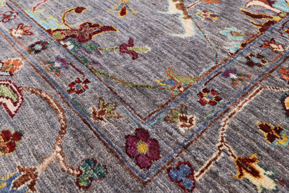 5' 8" X 8' 1" Persian Tabriz Hand Knotted Wool Rug Q7518